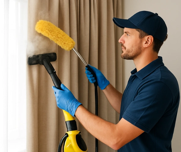 Trusted residential curtain cleaning technician Matty Curtain Cleaning darkes-forest-nsw QLD