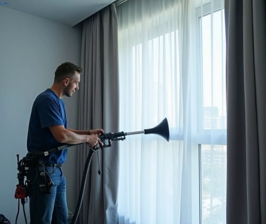 Professional commercial curtain cleaning process equipment Matty Curtain Cleaning darkes-forest-nsw